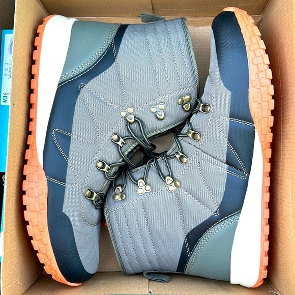 St. John's Bay Mens Creemore Flat Heel Lace Up Boots - Picture 1 of 5